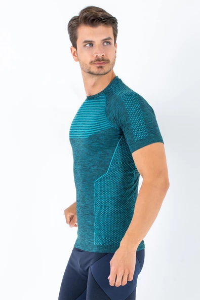 MioFit Erkek Active Kısa Kollu Dikişsiz Spor Tişört-341 - 6