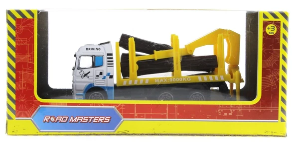 PARAPLY Die Cast Mini Sarı Kütük Kamyonu Kız Erkek Çocuk Oyuncak Eğitici Oyuncaklar - Resim 2