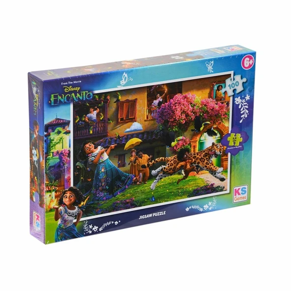 PARAPLY ENC 714 Encanto Jigsaw Puzzle 100 Parça -KSPuzzle Kız Erkek Çocuk Oyuncak Eğitici Oyuncaklar ürün görseli