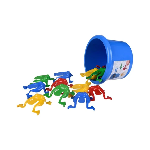 PARAPLY 4050 Zuzu Zıp Zıp Kurbağa Kız Erkek Çocuk Oyuncak Eğitici Oyuncaklar - Resim 3