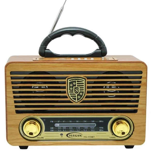 MagicVoice MV-115BT USB - SD - FM - Bluetooth Destekli Nostaljik Radyo - 5