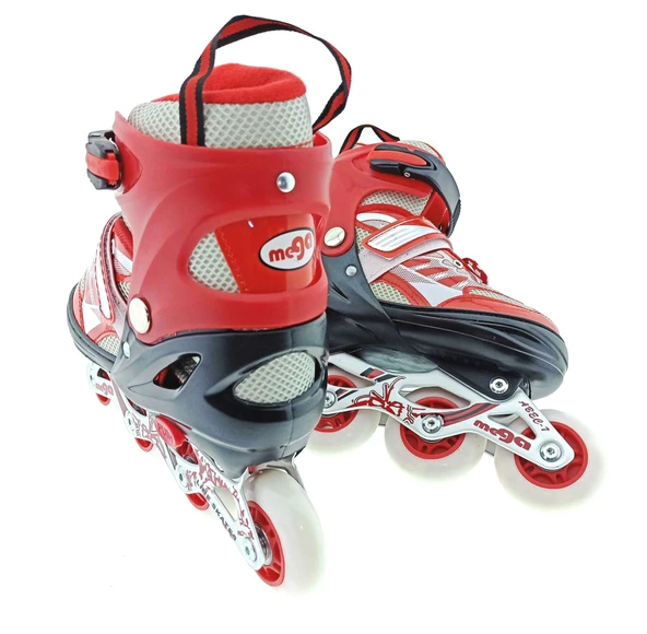 PARAPLY Mega Işıklı Kırmızı Paten Kız Erkek Çocuk Oyuncak Eğitici Oyuncaklar - Resim 3
