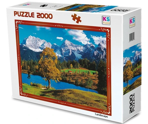 PARAPLY KS Puzzle 2000 Parça Bavarian Alps Kız Erkek Çocuk Oyuncak Eğitici Oyuncaklar ürün görseli