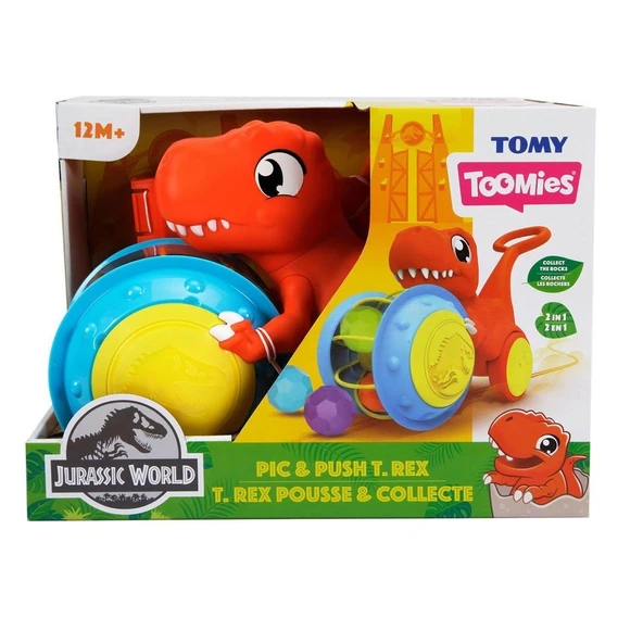 PARAPLY 73254 Tomy - Jurassic World Yakala Topla T-Rex 12 Ay+ Kız Erkek Çocuk Oyuncak Eğitici Oyuncaklar ürün görseli