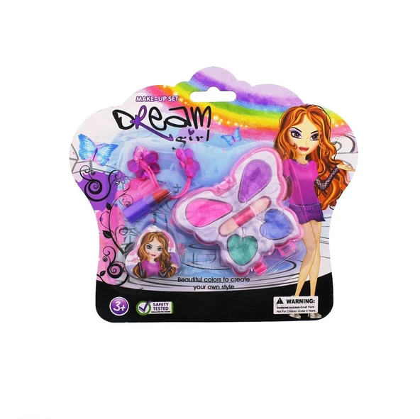 PARAPLY Kelebek Kutu Mini Makyaj Seti Kız Erkek Çocuk Oyuncak Eğitici Oyuncaklar ürün görseli