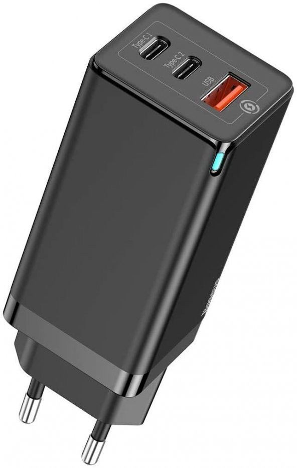 Baseus 65W USB&Type-C Seyahat Şarjı, CCGAN-B01 Outlet