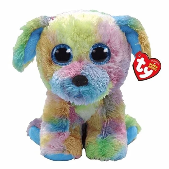 PARAPLY Ty Beanie Babies Peluş Köpek Max (Otizm) 15cm Kız Erkek Çocuk Oyuncak Eğitici Oyuncaklar ürün görseli