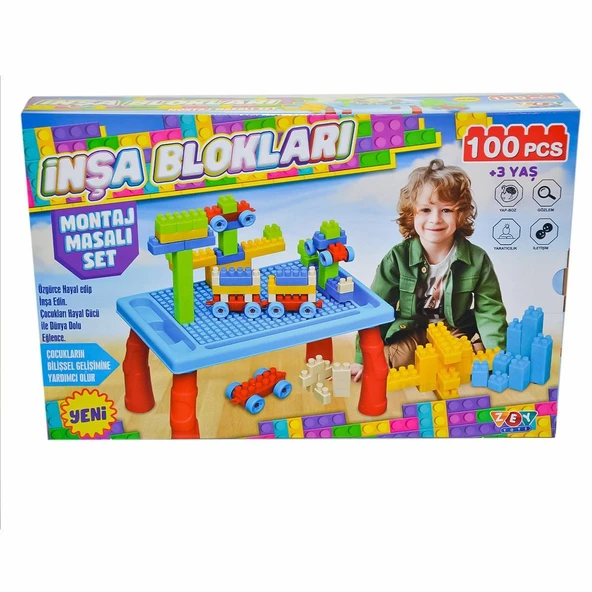 PARAPLY ZEY2031 İnşa Blokları Erkek Seti - Zey Toys Kız Erkek Çocuk Oyuncak Eğitici Oyuncaklar ürün görseli
