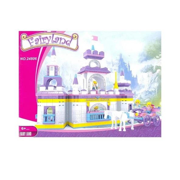 PARAPLY Ausini Fairyland Şato Oyun Seti 614 Parça 24806 Kız Erkek Çocuk Oyuncak Eğitici Oyuncaklar
