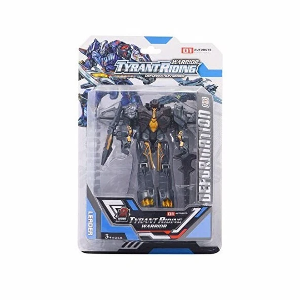 PARAPLY Jete Dönüşen Savaşçı Robot Kız Erkek Çocuk Oyuncak Eğitici Oyuncaklar ürün görseli