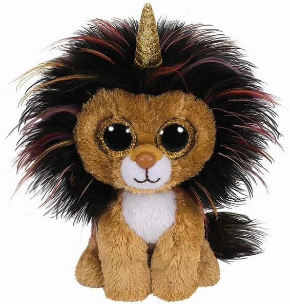 PARAPLY Ty Beanie Boos Peluş Aslan Ramsey 15cm Kız Erkek Çocuk Oyuncak Eğitici Oyuncaklar ürün görseli
