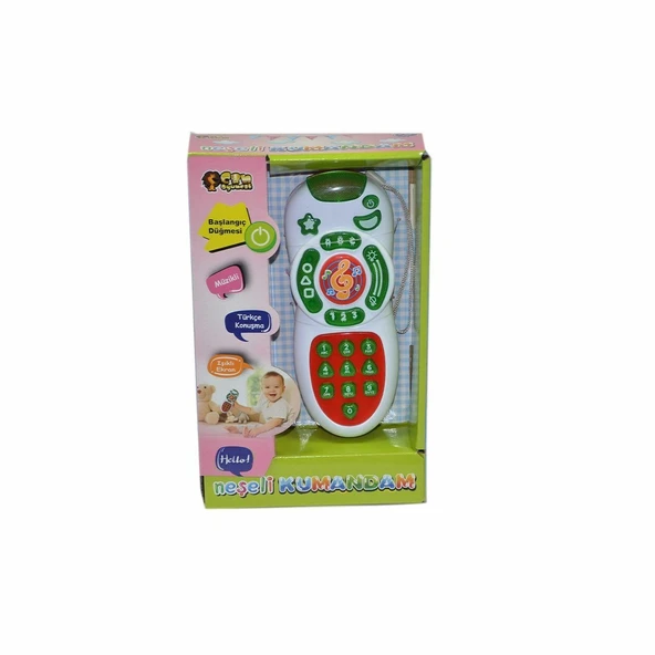PARAPLY CN1908 Kutulu Pilli Müzikli Akıllı Kumandam Kız Erkek Çocuk Oyuncak Eğitici Oyuncaklar - Resim 3