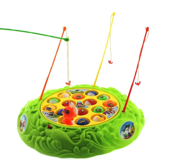 PARAPLY Yuvarlak Yeşil Balık Tutma Oyunu Kız Erkek Çocuk Oyuncak Eğitici Oyuncaklar ürün görseli