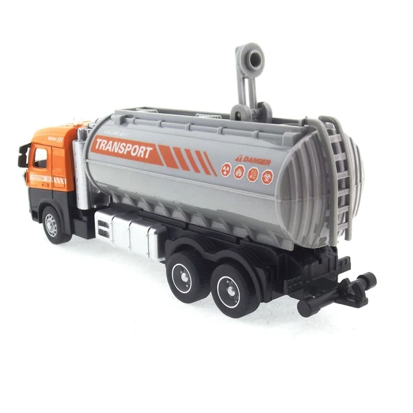 PARAPLY Die Cast Model Çek Bırak Yakıt Tankeri Kız Erkek Çocuk Oyuncak Eğitici Oyuncaklar - Resim 3