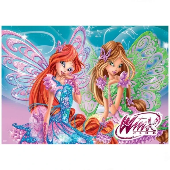 PARAPLY 100 Parça Winx Yapboz Kız Erkek Çocuk Oyuncak Eğitici Oyuncaklar - Resim 2