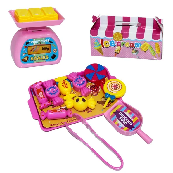 PARAPLY Mini Tartılı Market Seti Kız Erkek Çocuk Oyuncak Eğitici Oyuncaklar ürün görseli