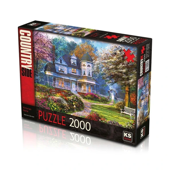 PARAPLY KS Victorian Home 2000 Parça Puzzle Kız Erkek Çocuk Oyuncak Eğitici Oyuncaklar - Resim 2