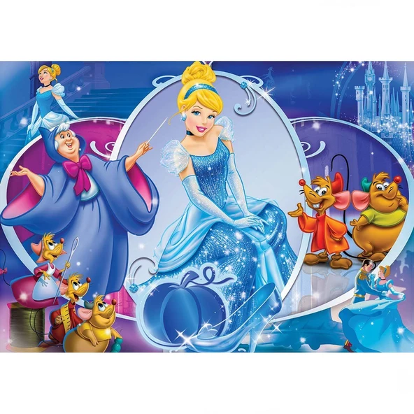 PARAPLY KS Cinderella 100 Parça Puzzle Kız Erkek Çocuk Oyuncak Eğitici Oyuncaklar ürün görseli 1