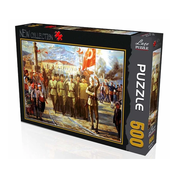 PARAPLY Atatürk İzmir Çıkışı 500 Parça Puzzle Kız Erkek Çocuk Oyuncak Eğitici Oyuncaklar ürün görseli