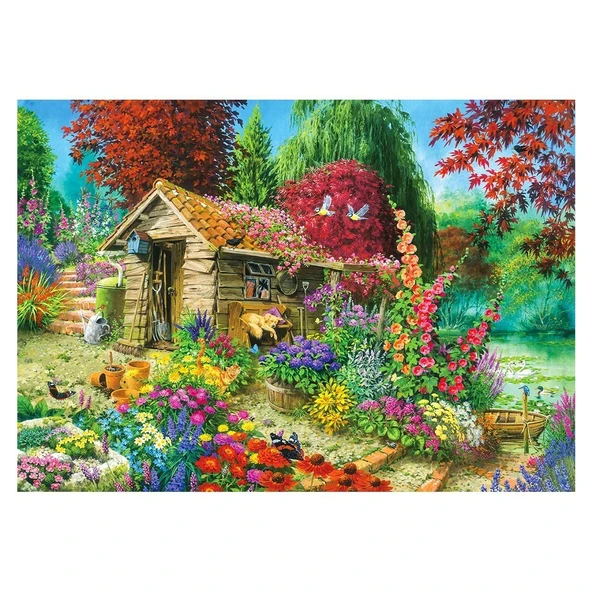 PARAPLY KS The Garden Shed 1500 Parça Puzzle Kız Erkek Çocuk Oyuncak Eğitici Oyuncaklar ürün görseli