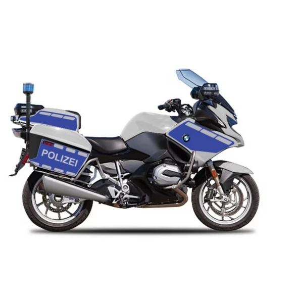 PARAPLY Maisto 1:18 Polis Motorsikleti Kız Erkek Çocuk Oyuncak Eğitici Oyuncaklar - Resim 3