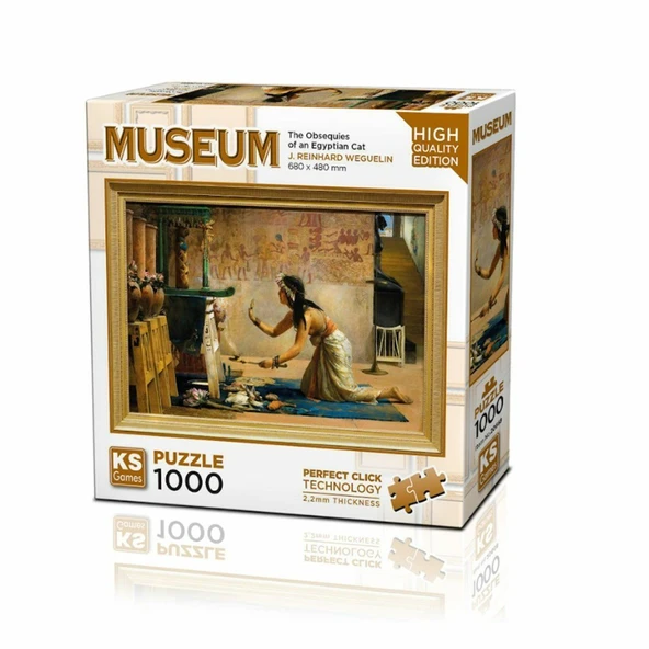 PARAPLY 20668 The Obsequies Of An Egyptian Cat 1000 Parça Puzzle Kız Erkek Çocuk Oyuncak Eğitici Oyuncaklar ürün görseli
