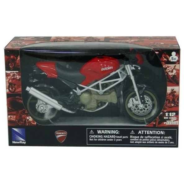 PARAPLY Sunman 1:12 Ducati Monster S4 Kız Erkek Çocuk Oyuncak Eğitici Oyuncaklar - Resim 2