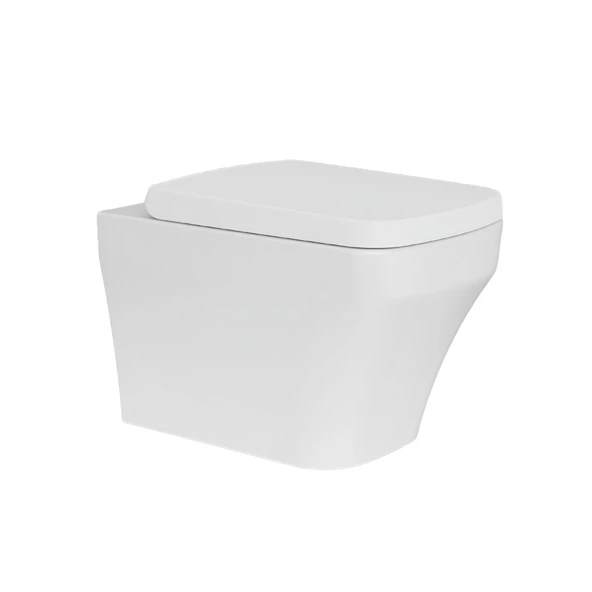 Creavit Solo Beyaz Kanalsız Asma Klozet SO321, Creavit Solo Essere Duroplast Yavaş Kapak - 4