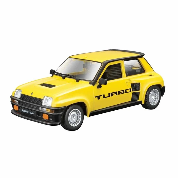 PARAPLY Bburago 1:24 Renault 5 Turbo Model Araba Kız Erkek Çocuk Oyuncak Eğitici Oyuncaklar ürün görseli