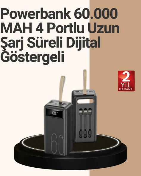 Güvenlik Korumalı Hızlı Şarj Özellikli Powerbank ürün görseli 1
