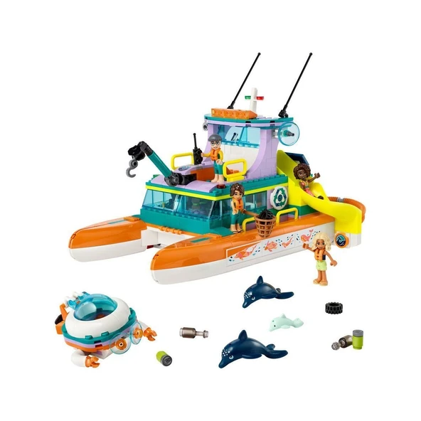 PARAPLY 41734 LEGO® Friends - Kurtarma Teknesi 717 parça +7 yaş Kız Erkek Çocuk Oyuncak Eğitici Oyuncaklar - Resim 2