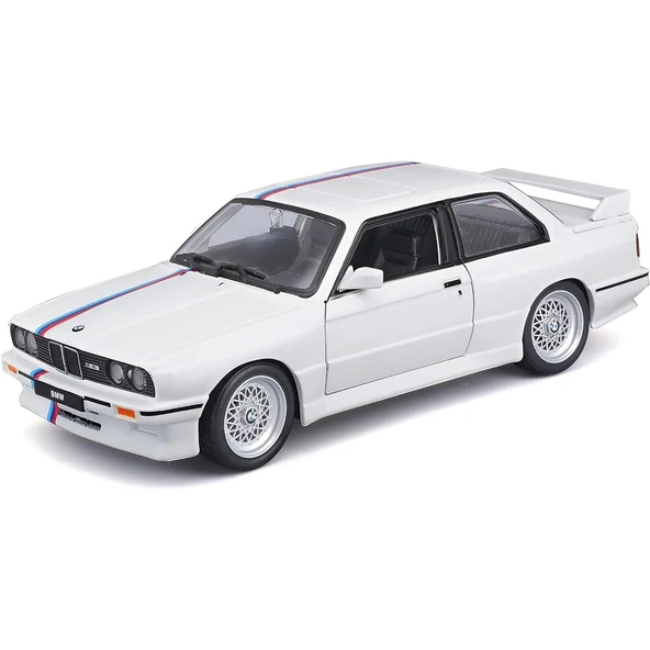 PARAPLY Bburago 1:24 BMW M3 1988 Model Araba Kız Erkek Çocuk Oyuncak Eğitici Oyuncaklar ürün görseli