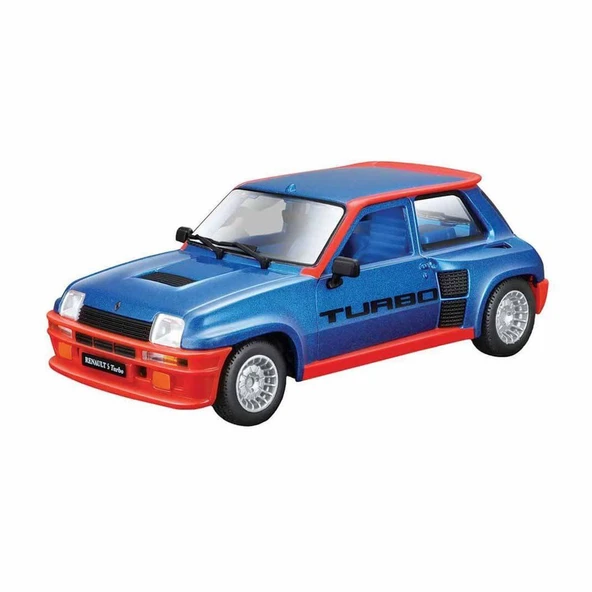 PARAPLY Bburago 1:24 Renault 5 Turbo Model Araba Kız Erkek Çocuk Oyuncak Eğitici Oyuncaklar - Resim 2
