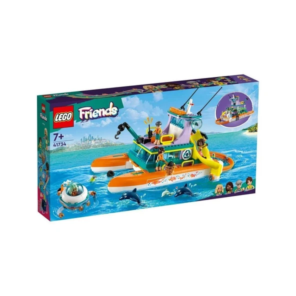 PARAPLY 41734 LEGO® Friends - Kurtarma Teknesi 717 parça +7 yaş Kız Erkek Çocuk Oyuncak Eğitici Oyuncaklar ürün görseli