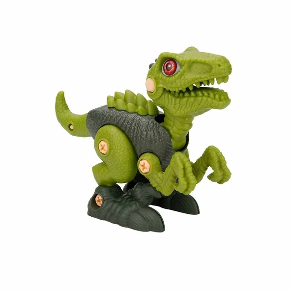 PARAPLY Sök Tak Dinozor ve Hareketli Matkap Seti Kız Erkek Çocuk Oyuncak Eğitici Oyuncaklar - Resim 3