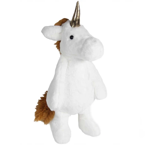 PARAPLY Uyku Arkadaşı Peluş Unicorn Beyaz 50cm Kız Erkek Çocuk Oyuncak Eğitici Oyuncaklar ürün görseli