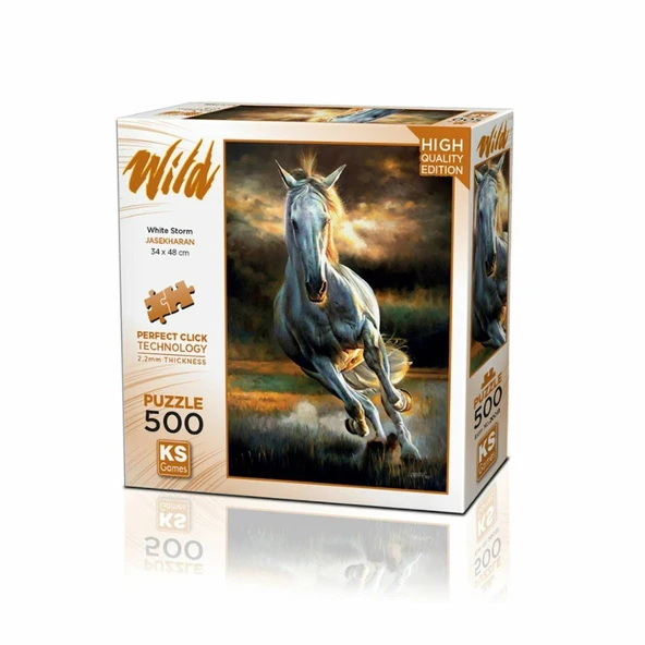 PARAPLY 20051 White Storm 500 Parça Puzzle -KS Puzzle Kız Erkek Çocuk Oyuncak Eğitici Oyuncaklar ürün görseli