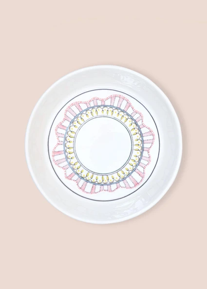 The Mia Spring Ayaklı Meyvelik Pembe 23x14 cm - Resim 7