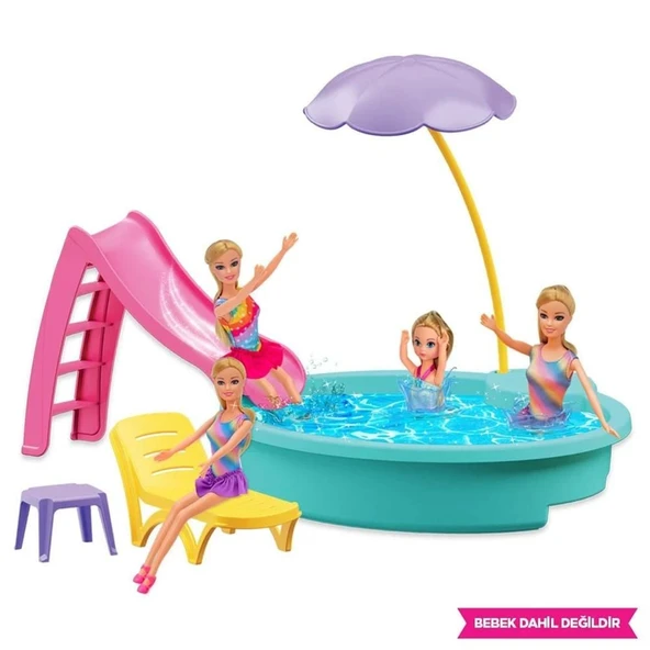 PARAPLY 03747 Linda'nın Havuzu Kız Erkek Çocuk Oyuncak Eğitici Oyuncaklar - Resim 2