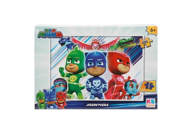 PARAPLY KS Puzzle 100 Parça Pijamaskeliler Kız Erkek Çocuk Oyuncak Eğitici Oyuncaklar ürün görseli