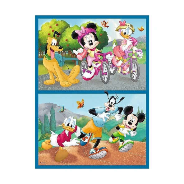 PARAPLY PUZZLE-93344 2IN1 Disney Puzzle Kız Erkek Çocuk Oyuncak Eğitici Oyuncaklar - Resim 3