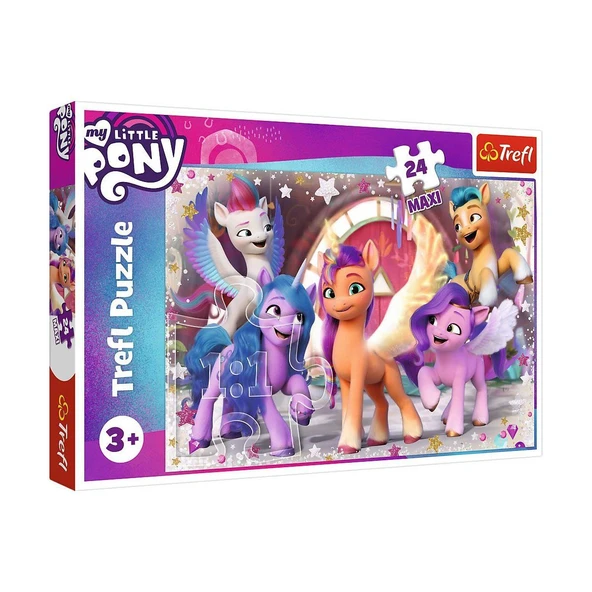 PARAPLY PUZZLE-14338 My Little Pony 24 Parça Maxi Çocuk Puzzle Kız Erkek Çocuk Oyuncak Eğitici Oyuncaklar ürün görseli