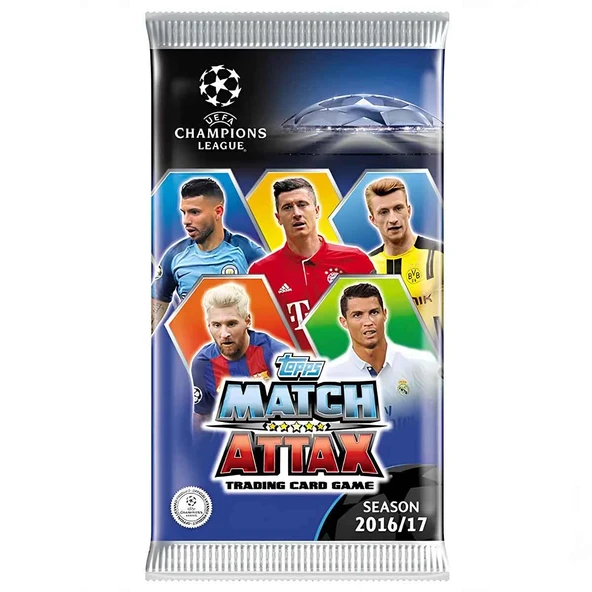 PARAPLY UEFA Şampiyonlar Ligi 16/17 Match Attax Futbolcu Kart Kız Erkek Çocuk Oyuncak Eğitici Oyuncaklar ürün görseli