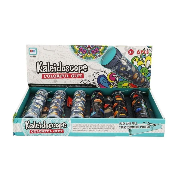 PARAPLY Flex Kaleydoskop 31,5cm -1adet stokta olan gönderilir Kız Erkek Çocuk Oyuncak Eğitici Oyuncaklar - Resim 2