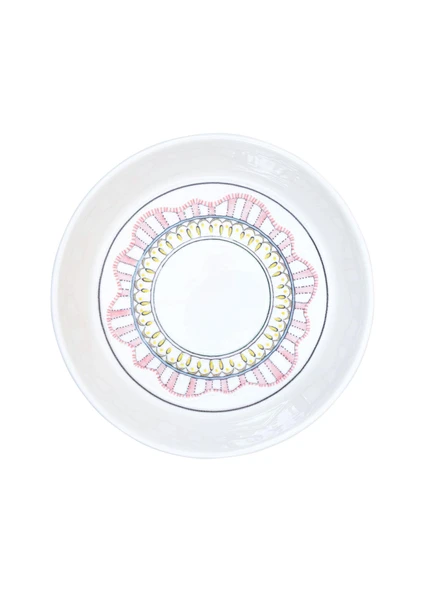 The Mia Spring Ayaklı Meyvelik Pembe 23x14 cm - Resim 2