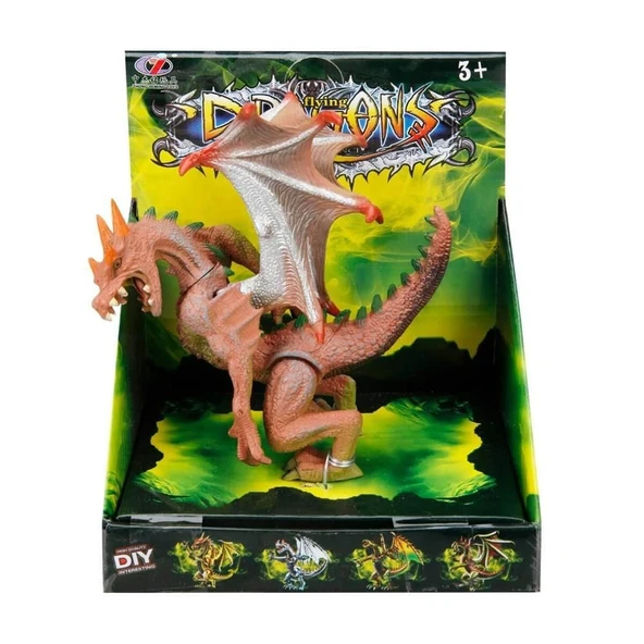 PARAPLY Ejderha Figür 11cm -1adet fiyatıdır Kız Erkek Çocuk Oyuncak Eğitici Oyuncaklar - Resim 2