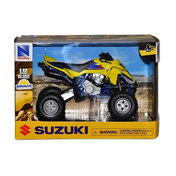 PARAPLY 43393 1:12 Suzuki Quadracer R450 Motor Kız Erkek Çocuk Oyuncak Eğitici Oyuncaklar ürün görseli