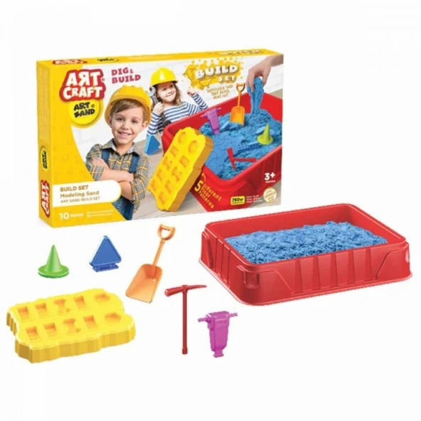 Fen Toys Art Craft Kinetik Kum 750 gr Tamir Sahası Oyun Seti 4769