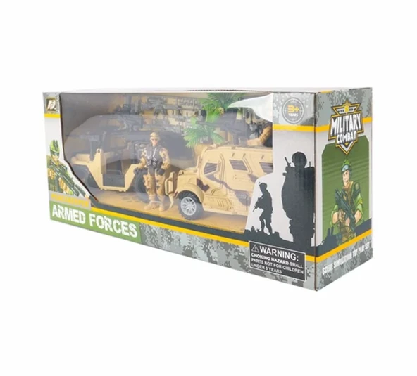 PARAPLY Zırhlı Araç ve Jeepli Barış Gücü Askeri Set Kız Erkek Çocuk Oyuncak Eğitici Oyuncaklar - Resim 2