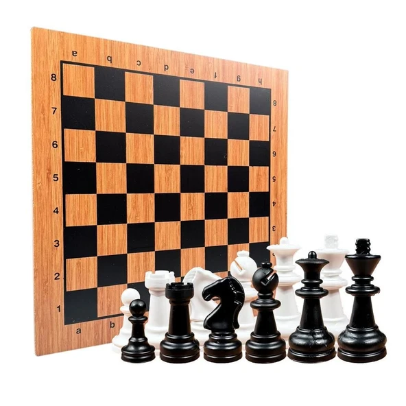 PARAPLY TR5011 Toru Ahşap Satranç Seti Kız Erkek Çocuk Oyuncak Eğitici Oyuncaklar - Resim 2